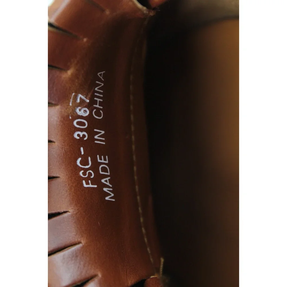 French Shriner Men's Milton 40022 Tasseled Loafer Dress Shoes‎ Brown 10 M